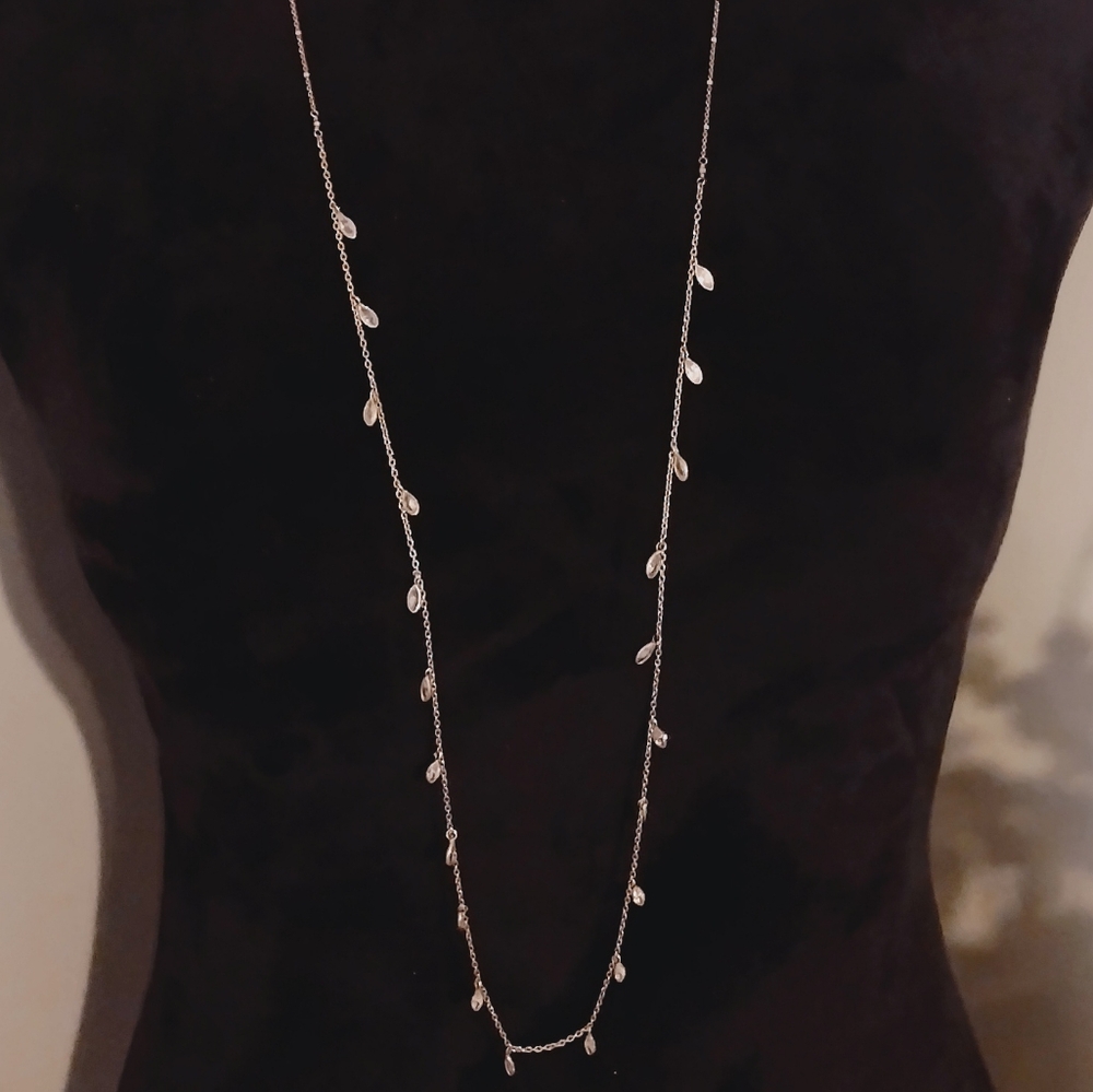 Chan Luu Gold Toned Crystal Embellished Necklace
